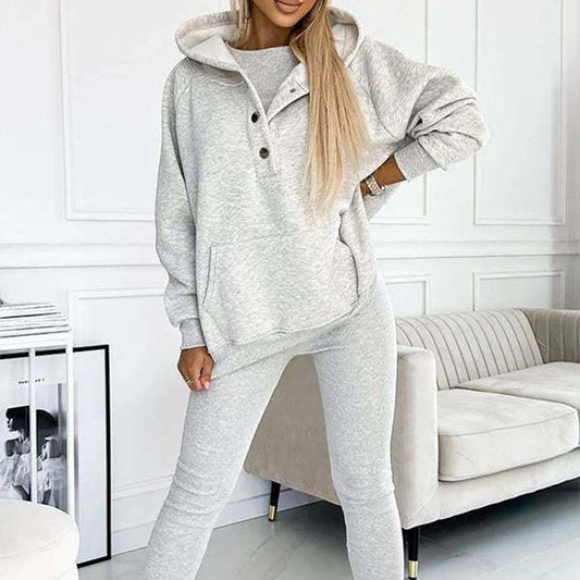 【Entrega gratuita & 47% de descuento】Traje Sudadera Casual y Cómodo con Capucha