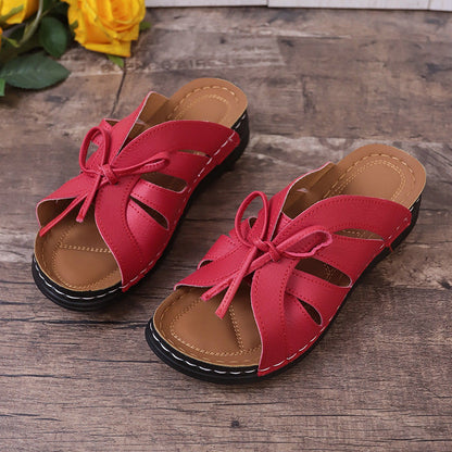 🔥Últimos 3 días 50% de descuento 🔥Sandalias cómodas con lazo para mujer