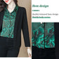 🎁Oferta Día de la Madre 50% DESCUENTO⏳Camisa de 2 piezas con estampado de empalme para mujer