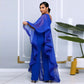 Mono informal elegante con retazos de un solo hombro para mujer