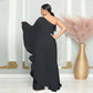 Mono informal elegante con retazos de un solo hombro para mujer