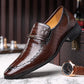 Zapatos de cocodrilo cómodos y lujosos para hombres