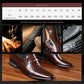 Zapatos de cocodrilo cómodos y lujosos para hombres