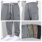 Joggers casuales transpirables con cordón elástico para hombre