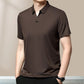 🔥Por tiempo limitado verano 49% de descuento⏳Camiseta informal sin arrugas transpirable con solapa para hombre