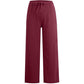 Pantalones anchos de lino y algodón de verano para mujer