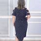 🎉Oferta de verano 👗 Vestido sin hombros de lunares para mujer