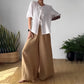 Conjunto de 2 piezas para mujer Top con lazo y pantalón