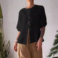Conjunto de 2 piezas para mujer Top con lazo y pantalón