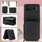 Funda de cuero con tarjetero y cremallera para Samsung Galaxy Z Flip3/4/5