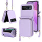 Funda de cuero con tarjetero y cremallera para Samsung Galaxy Z Flip3/4/5