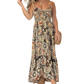 💕Oferta por tiempo limitado 49% de descuento💕Vestido largo sexy con estampado floral y tirantes finos para mujer