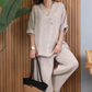 🍁Envío gratis🍁 Conjunto Casual de Algodón y Lino para Mujer💕
