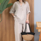 🍁Envío gratis🍁 Conjunto Casual de Algodón y Lino para Mujer💕