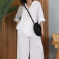 🍁Envío gratis🍁 Conjunto Casual de Algodón y Lino para Mujer💕