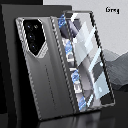 Funda de Teléfono todo en Uno con Película de Teléfono y Bisagra Magnética