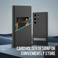 Funda de teléfono con tarjetero y soporte plegable para Samsung S24Ultra