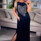 【📦Compre 2 envío gratis📦】Vestido Largo de Camiseta Con Aberturas Laterales