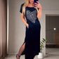 【📦Compre 2 envío gratis📦】Vestido Largo de Camiseta Con Aberturas Laterales