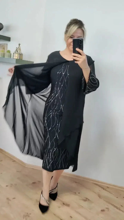 Vestido de gasa de moda