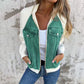 🔥Chaqueta de empalme de mezclilla creativa para mujer de nueva moda