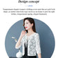 Skeletón Cardigan con Encaje - Cintas Elegantes