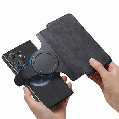 Funda Magnética Antichoque para Teléfono con Tarjetero Extraíble