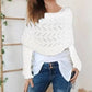 💕Poncho de punto con recortes para mujer