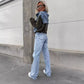 🍃41% de descuento en ofertas de otoño/invierno🔥💝Chaqueta Vaquera con Capucha y Cordón para Mujer