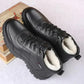 Zapatos de cuero para hombre, gruesos y cálidos