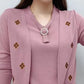 🍂Elegante top de mujer con estampado de flores y escote en V 🔥Compre 2 envío gratis🔥