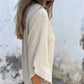 Blusa Casual para Mujer con Cuello Redondo y Estampado Jacquard