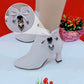 Botines Puntiagudos a la Moda con Lazo