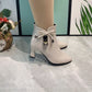 Botines Puntiagudos a la Moda con Lazo