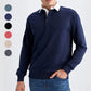 Sudadera Otoño Casual Hombre con Mangas Largas y Solapa - Regalo de Navidad