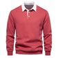 Sudadera Otoño Casual Hombre con Mangas Largas y Solapa - Regalo de Navidad