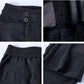 Pantalón Recto Espeso Casual Ligeramente Acampanado de Mujer