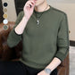 Sudadera de hombre con cuello redondo y forro cálido