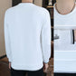 Sudadera de hombre con cuello redondo y forro cálido