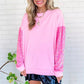 ✨✨Rebajas de Navidad 50% OFF✨✨Sudadera de lentejuelas de corte holgado para mujer