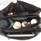 Bolso de Hombro Multicapa de Gran Capacidad Retro