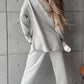 Conjunto de chándal informal para mujer con pantalón oversize