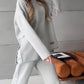 Conjunto de chándal informal para mujer con pantalón oversize