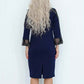 Nuevo Vestido Elegante de Patchwork