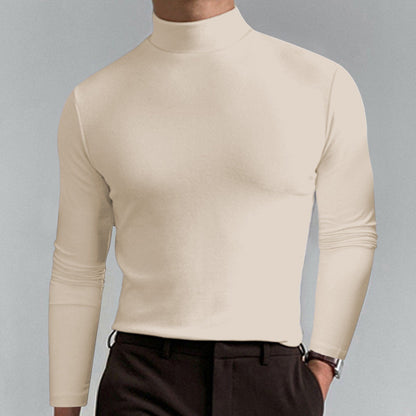🔥¡60% de descuento! Camiseta de cuello alto Ultimate Comfort para hombre: elástica, transpirable y ajustada, ideal para el gimnasio y uso diario.
