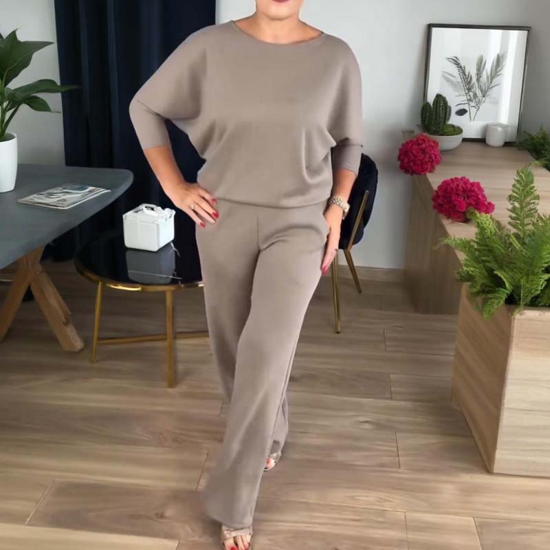 ⏳Oferta especial por tiempo limitado⏰Elegante conjunto de 3 piezas que incluye un cárdigan largo, un top y unos pantalones💞