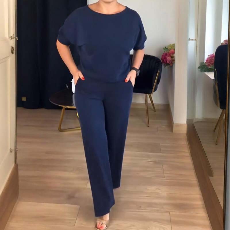 ⏳Oferta especial por tiempo limitado⏰Elegante conjunto de 3 piezas que incluye un cárdigan largo, un top y unos pantalones💞