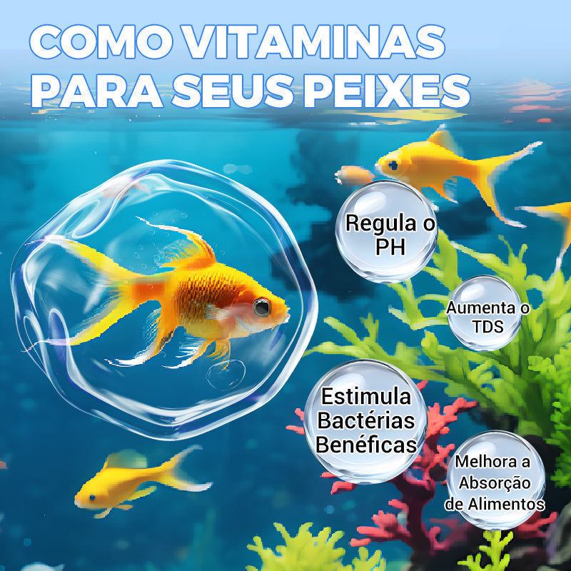 📣Oferta por tempo limitado 🔥Comprimidos purificadores de água para aquário