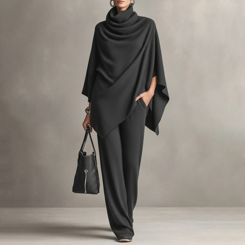 ❄️✨ Conjunto con Efecto de Gamuza – Cálido, Elegante y Sencillo para un Look Sofisticado en Invierno 💃🧥