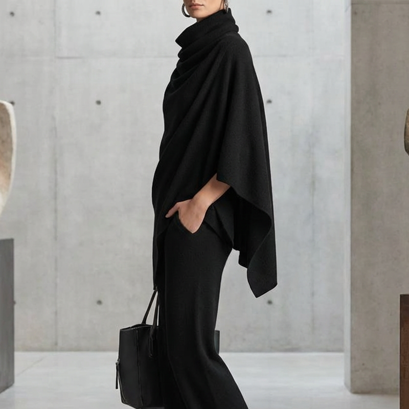 ❄️✨ Conjunto con Efecto de Gamuza – Cálido, Elegante y Sencillo para un Look Sofisticado en Invierno 💃🧥